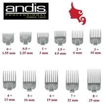 Andis Aufsteckkammset mit 11 Kämmen