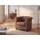 vente-unique Sessel CHESTERFIELD Mikrofaser 82 x 72 x 78 cm Braun