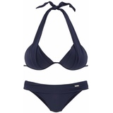 LASCANA Triangel-Bikini Gr. 40, Cup C, marine, Gr.40