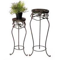 DanDiBo Ambiente Blumenhocker 65 x 78 cm Schwarz/Braun