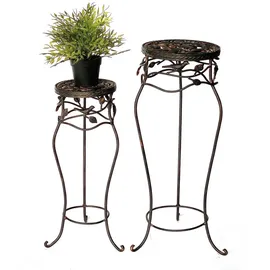 DanDiBo Ambiente Blumenhocker 65 x 78 cm Schwarz/Braun