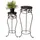 DanDiBo Ambiente Blumenhocker 65 x 78 cm Schwarz/Braun