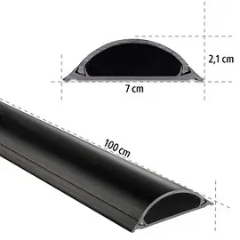 Hama Kabelkanal 100 cm, schwarz