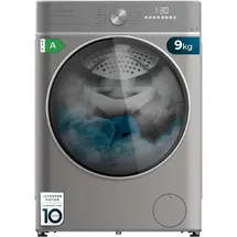 Cecotec 	Bolero DressCode 9800 Inverter Waschmaschine Steel (9 kg, 1400 U/min) 