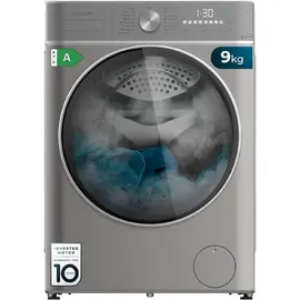 Cecotec 	Bolero DressCode 9800 Inverter Waschmaschine Steel (9 kg, 1400 U/min) 