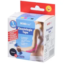 Axisis Kinesiologie Tape 5 cmx5 m schwarz
