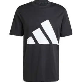 adidas Essentials Big Logo Kurzarm-T-Shirt Black / White L