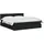 vidaXL LED-Speicherbett 140 x 200 cm Schwarz