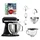 KitchenAid Artisan 5KSM175 Onyx Schwarz Glasset mit Glasschüssel
