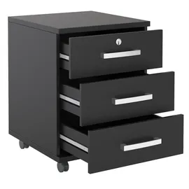 CARO-Möbel Rollcontainer Vancouver schwarz