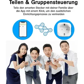 Offgridtec Smart-Home-Steckdose Weiß