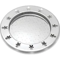 Alessi Mini Girotondo, Flaschenuntersetzer, feuchtigkeitabstossend aus Edelstahl 18/10 glänzend poliert