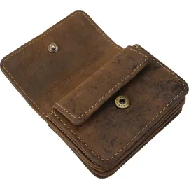GREENBURRY Vintage Geldbörse Leder braun
