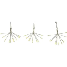 MARELIDA LED Lichterkette Pusteblume Silber 1 m