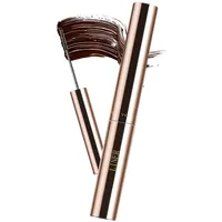 Mascara Wasserfest Schwarz, 2025 Neu Upgrade Wimpernserum Verlängernde Formel für Dichtere Wimpern Auswaschbar Klumpenfrei Wischfest Schlanker Volumen Wimperntusche (1PCS Braun)