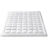 Ergonomischer Topper gegen Rückenschmerzen, Hochwertige Polyester Matratzenauflage 7 cm Höhe - TOPKNER 180x200