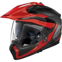 Nolan N70-2 X Stunner 2023 N-Com Helm, zwart-rood, S