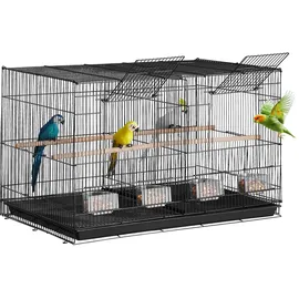 Vevor Vogelkäfig Metallkäfig 76,0 x 46,5 x 46,5 cm schwarz