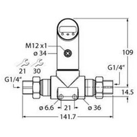Turck Differenzdrucksensor PS010D-50 #6834064