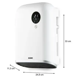 DOMO Elektroheizstrahler 2 kW weiß
