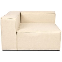 Home Deluxe Modulares Sofa VERONA Linkes Ecksofa - beige