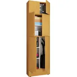 VCM Holz Besenschrank Staubsauger Putzschrank Lona SA 70 x 39 x 0 cm Braun
