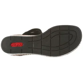 Rieker Keilsandaletten Herren Schwarz 42