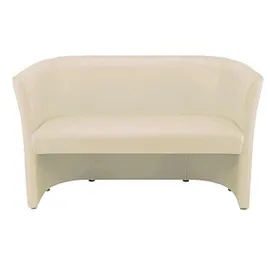 NOWY STYL 2-Sitzer Sofa Club Duo beige Kunstleder, 1 St.