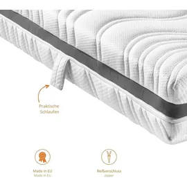 sleepling ergonomische 7-Zonen Federkernmatratze, mit Kaltschaumauflage, 80 x 200 cm, 18 cm, H4, sleepling Comfort 130