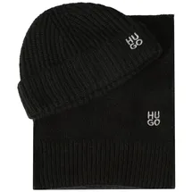 Hugo Sarmi Schal 170 cm Geschenkbox, schwarz