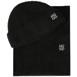 Hugo Sarmi Schal 170 cm Geschenkbox, schwarz