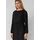 s.Oliver Midi-Samtkleid mit U-Boot-Ausschnitt - schwarz - 32