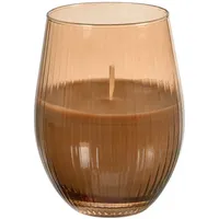 Kerzengläser Ritz, 12,5 cm, Ø76 mm, mocca - Elegante Teelichthalter | Packung (1 Stück)