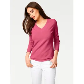 Heine V-Pullover pink 46