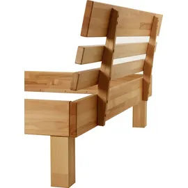 Krok Wood Massivholzbett Julia in Buche 100x200 cm - Transparent