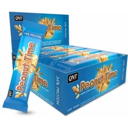 PEANUT TIME RIEGEL - 34% wenig Zucker - Erdnuss Karamell - 12 x 60g One Size