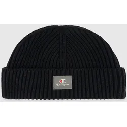 Baseball Cap CHAMPION "U Baseballcap", Herren, schwarz (nbk), Web, Baumwollmischung, unifarben, sportlich, Caps