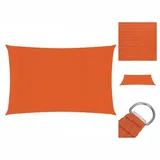 vidaXL Sonnensegel 160 g/m2 Orange 2,5x4 m HDPE