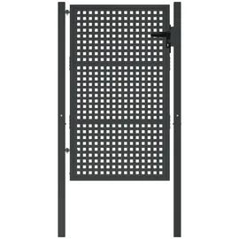 vidaXL Gartentor Anthrazit 105x175 cm Stahl