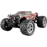 AMEWI M-Land Rot Brushed 1:16 RC Einsteiger Modellauto Elektro Monstertruck Allradantrieb (4WD) RtR