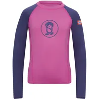 TROLLKIDS Kvalvika Langarm-t-shirt - Mallow Pink / Violet Blue