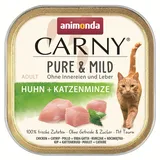 Animonda Carny Pure & Mild Adult Huhn Katzenminze 32 x 100 g