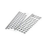 Lacerto® | 11x13mm - Deutsches Aufkleberset für PC & Laptop Tastaturen inkl. Zusatztasten & Ziffernblock | Farbe: Silber