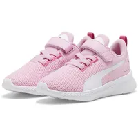 Puma Flyer Runner V Ps Sneakers, Pink Lilac-Puma White-Puma Pink, 32