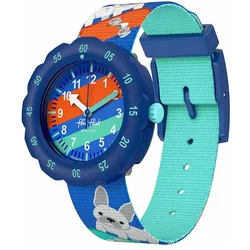 Flik Flak Kinderuhr 2501 FLIK FLAK FRIENDS FUR-EVER FPSP075 - blau