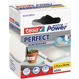 Tesa extra Power Perfect Gewebeband weiß 38mm/2.75m, 1 Stück (56343-00035)