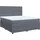 vidaXL Boxspringbett 180 x 200 cm Dunkelgrau