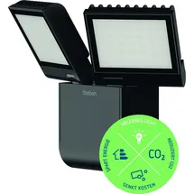 Theben theLeda S17-100L BK LED-Strahler schwarz, 4000 K, 2x900 lm