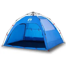 vidaXL Strandzelt 2 Personen Azurblau Quick Release Wasserdicht