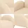 Mendler Lounge-Sessel HWC-N69 Chenille 74 x 88 x 74 cm creme-weiß